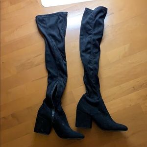 Over the knee high boots